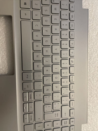 Dell Inspiron 15 5584 Laptop Palmrest Spanish Backlit Keyboard D27G0 DFX5J S2 P5