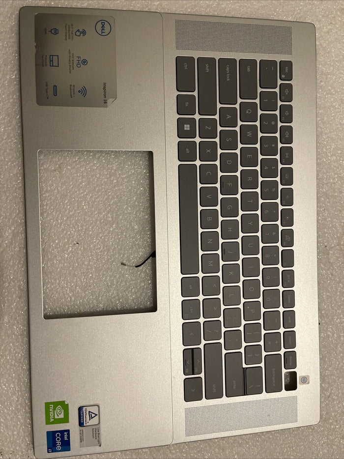 Dell Inspiron 16 5625 5620 Palmrest English Backlit Keyboard Silver 0HJ5PC ST H2