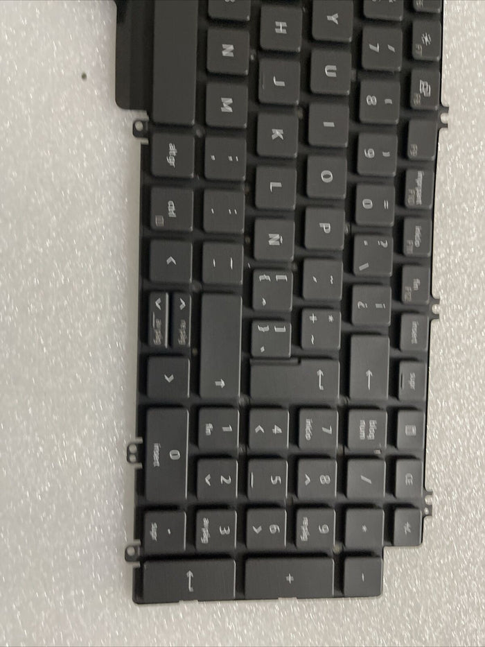 Dell Latitude 5530 5540 Precision 7670 Laptop Backlit Spanish Keyboard