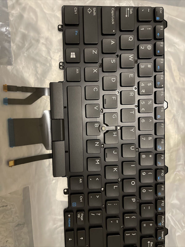 Dell Precision Laptop 3510 3520 7510 US English Backlit Pointr Keyboard TF5M0 B2