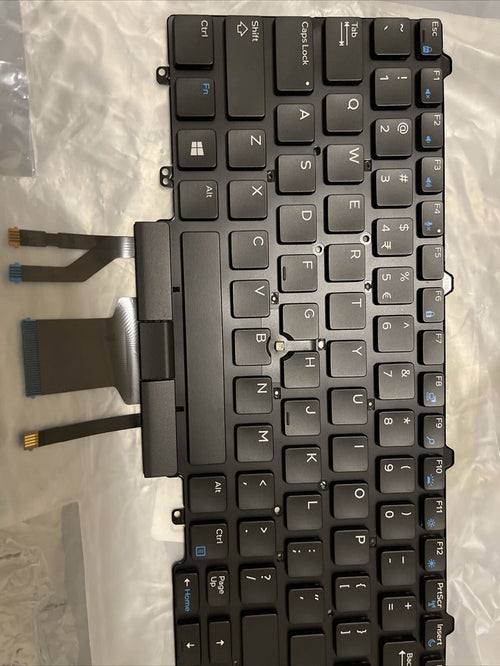 Dell Precision Laptop 3510 3520 7510 US English Backlit Pointr Keyboard TF5M0 B2