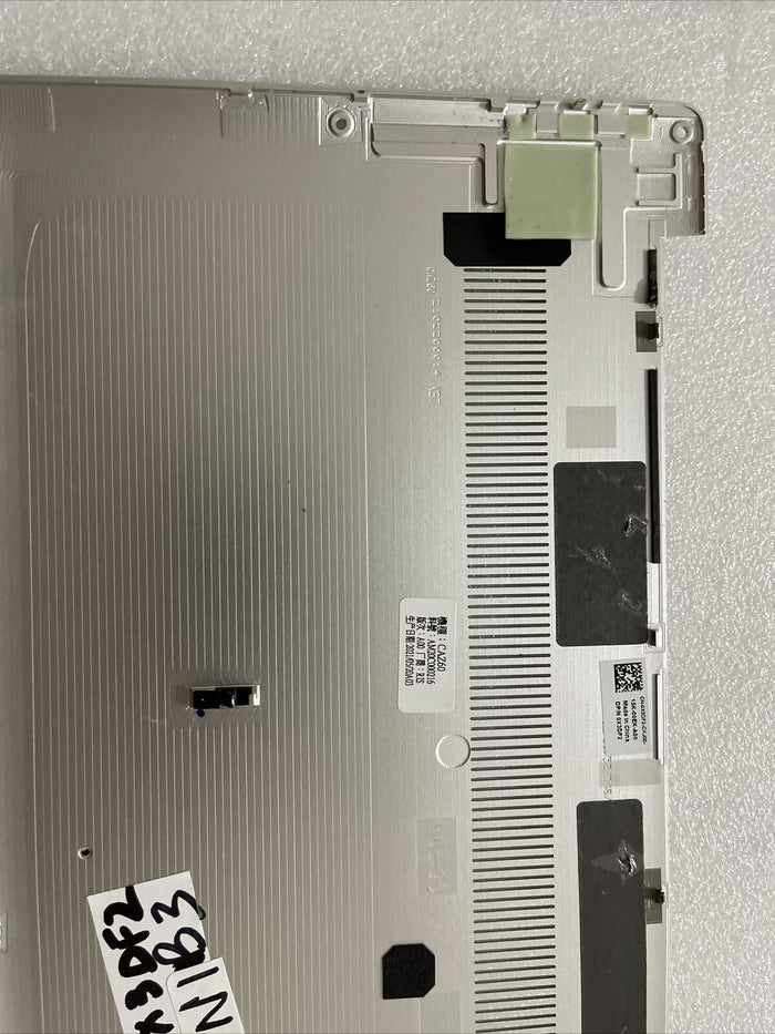 DELL XPS 13 9370 Laptop Bottom Base Silver P/N X3DF2 0X3DF2 CN-0X3DF2 N1 B3