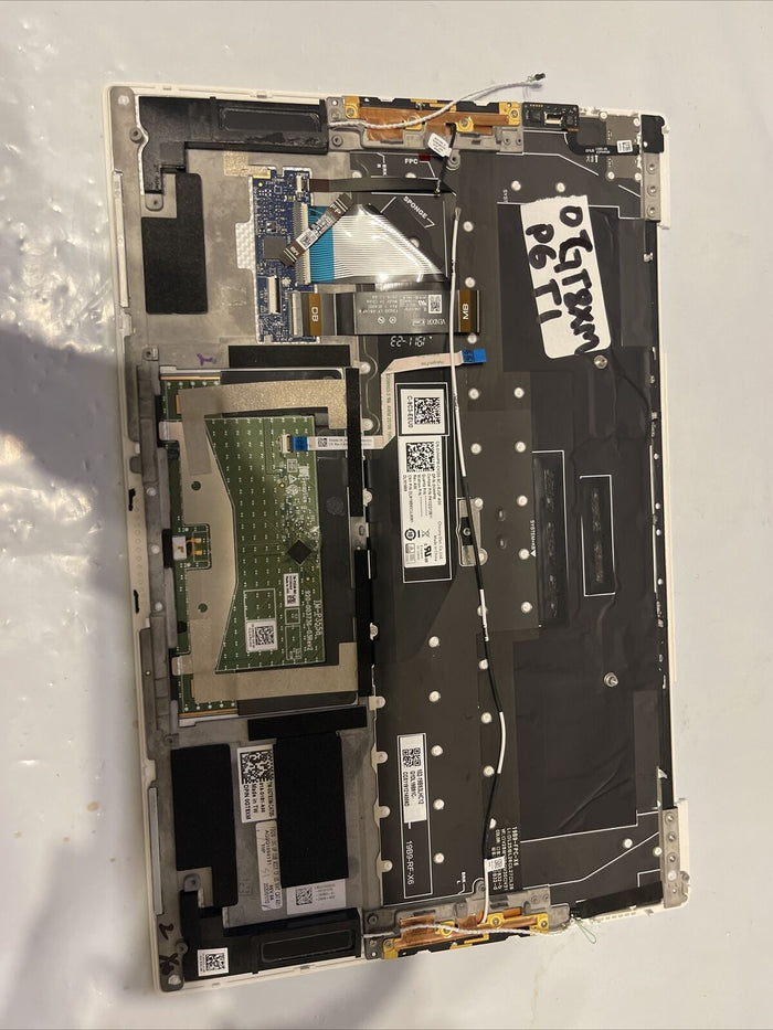 Dell XPS 9300 Palmrest Touchpad french Keyboard Assembly GT8XM P6 T1