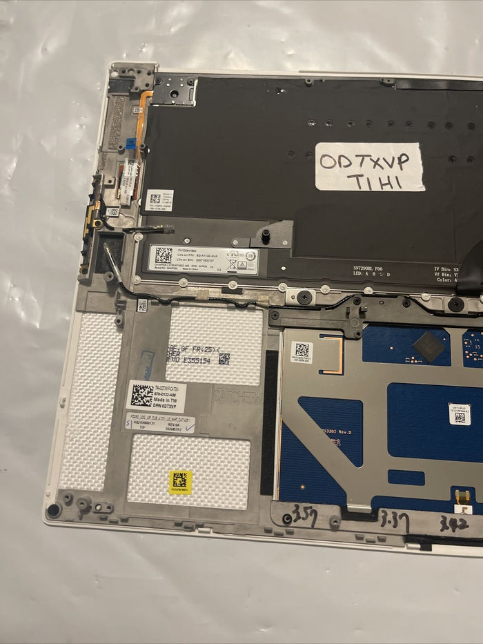 Dell XPS 9500 9510 Precision 5750 Palmrest Touchpad US BCL Keyboard DTXVP T1