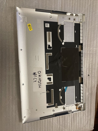 Dell  XPS 9500 Bottom Base Metal Cover W/Audio Port 0KVD7H DWT74 0DWT74 H1 C4