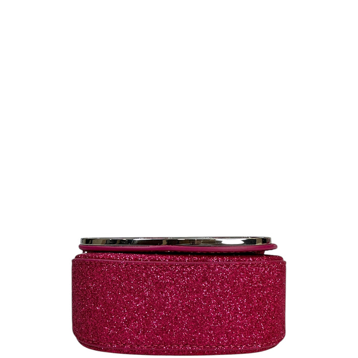 Diesel 1DR-XS-S Mini Bag Pink Glitter Fabric