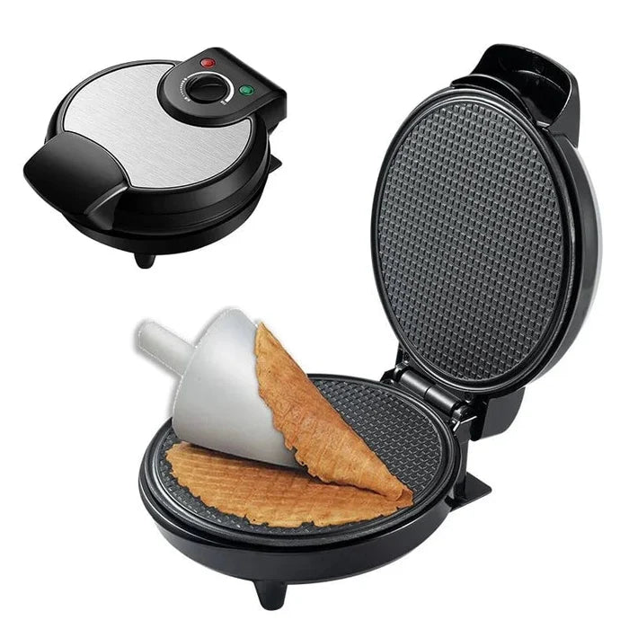 SearchFindOrder Black / AU DIY Electric Waffle Ice Cream Cone Maker