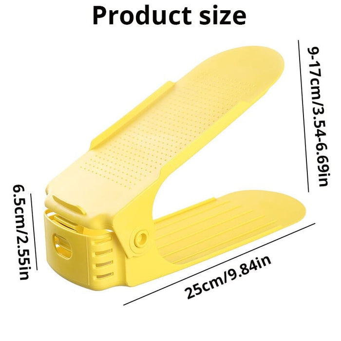SearchFindOrder Double-Deck Closet Shoe Organizer
