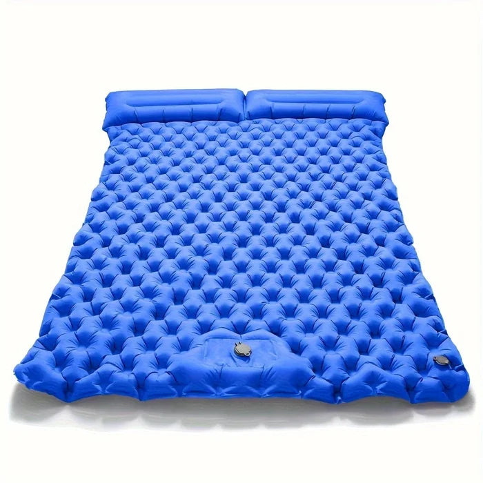 SearchFindOrder Double Inflatable Mattress with Built-in Pillow Pump