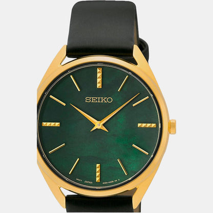 Seiko Women Round Green watch