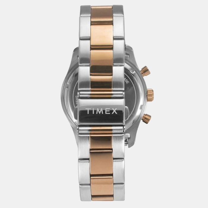 E Class Men Quartz Blue Dial Multi-Function Stainless Steel Watch TWEG22202