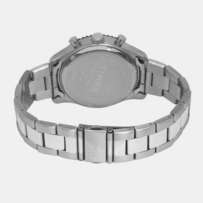 E Class Men Quartz Blue Dial Multi-Function Stainless Steel Watch TWEG22203