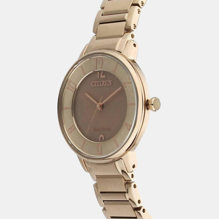 Citizen Women Round Brown watch