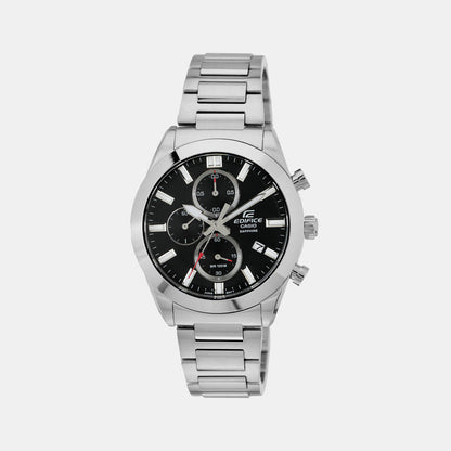 Casio Round Black Chronograph watch