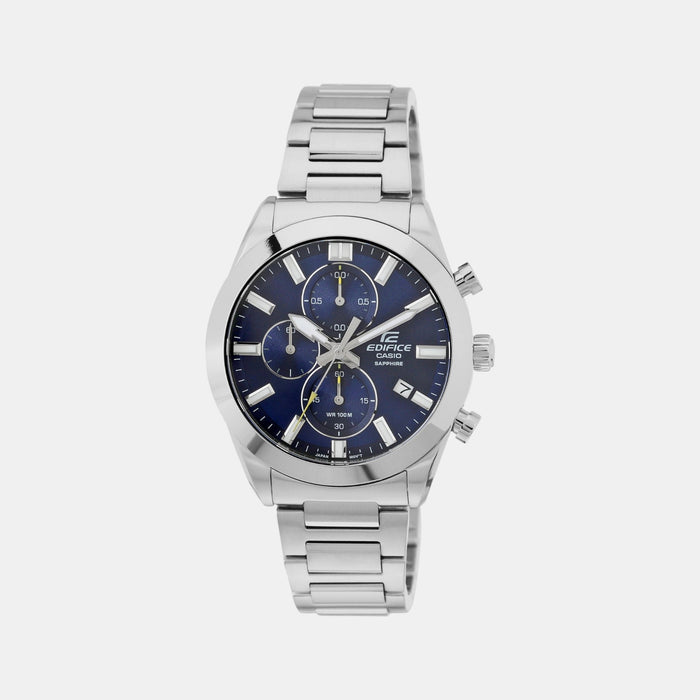 Edifice Men Quartz Blue Dial Chronograph Stainless Steel Watch ED581