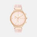 Energize Women Quartz Gold Dial Multi-Function Silicone Watch 25200243