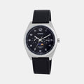 Casio Round Black Chronograph watch