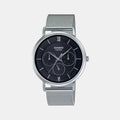 Enticer Men Quartz Black Dial Chronograph Mesh Watch A1920