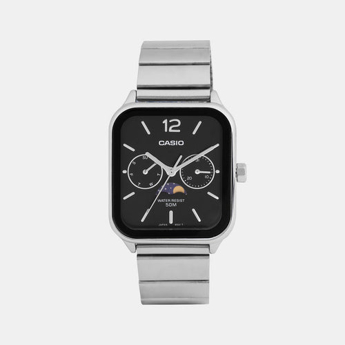 Casio Rectangular Black Chronograph watch