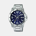 Enticer Men Quartz Blue Dial Analog Stainless Steel Watch A1363