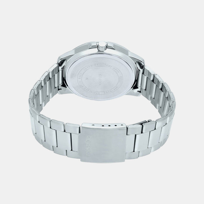 Enticer Men Quartz Blue Dial Analog Stainless Steel Watch A1363