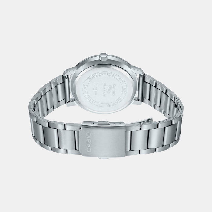Enticer Men Quartz Silver Dial Chronograph Stainless Steel Watch A1935