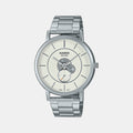Casio Round Silver Analog watch