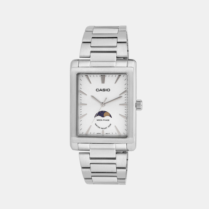 Casio Rectangular White Analog watch