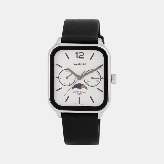 Casio Rectangular White Chronograph watch