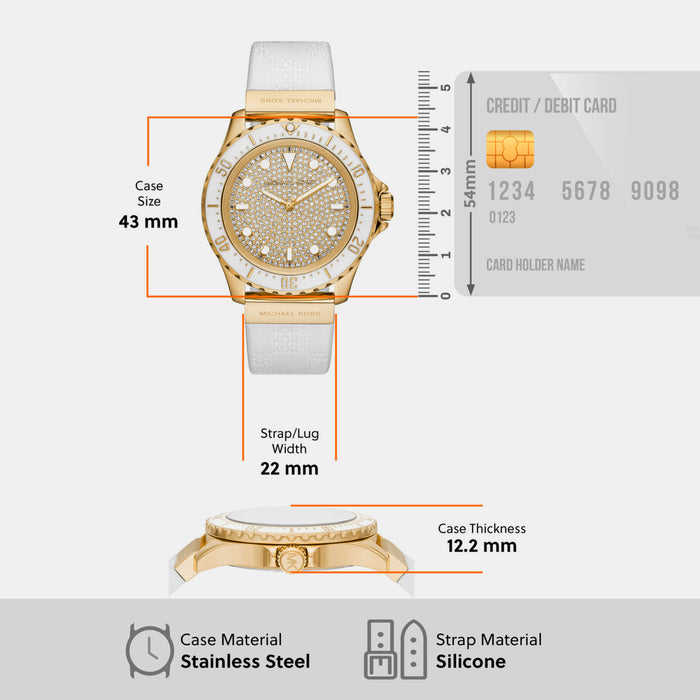 Michael Kors Stainless Steel Round watch