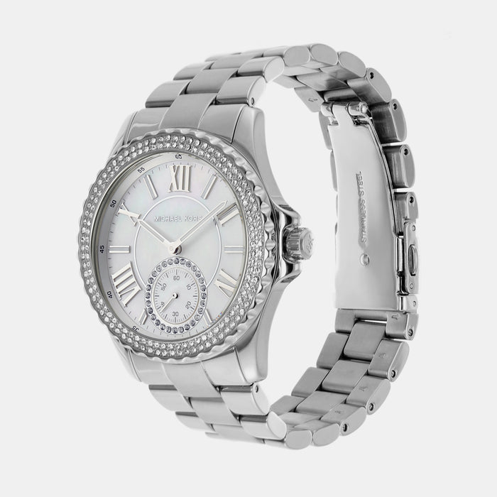 Michael Kors Women Round Silver watch