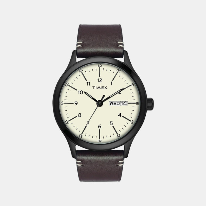 Timex Round Beige Analog watch