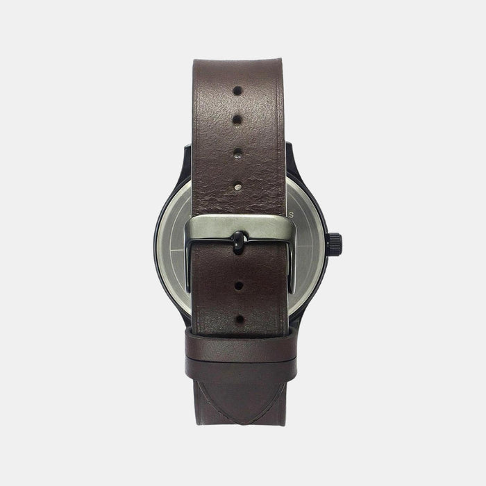 Timex Men Round Beige watch
