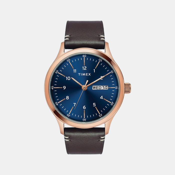 Timex Round Blue Analog watch
