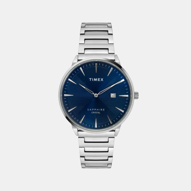 Timex Round Blue Analog watch