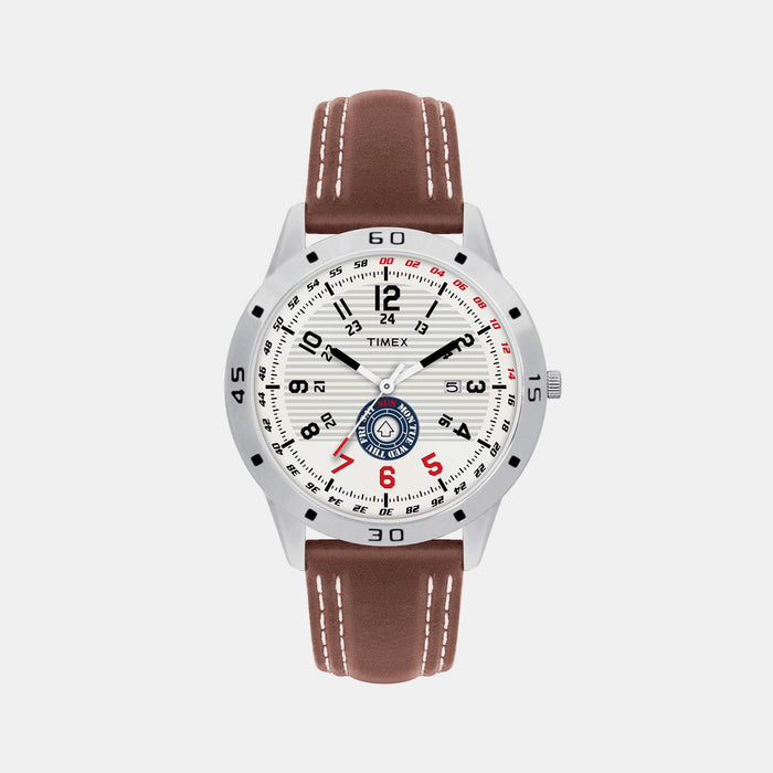 Timex Round Silver Analog watch