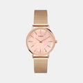Fashion Women Quartz Mother Of Pearl Dial Analog Stainless Steel Watch TWEL15607