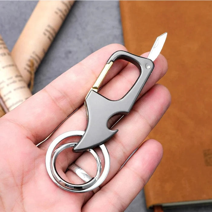 SearchFindOrder Foldable Mini Knife & Bottle Opener Keychain