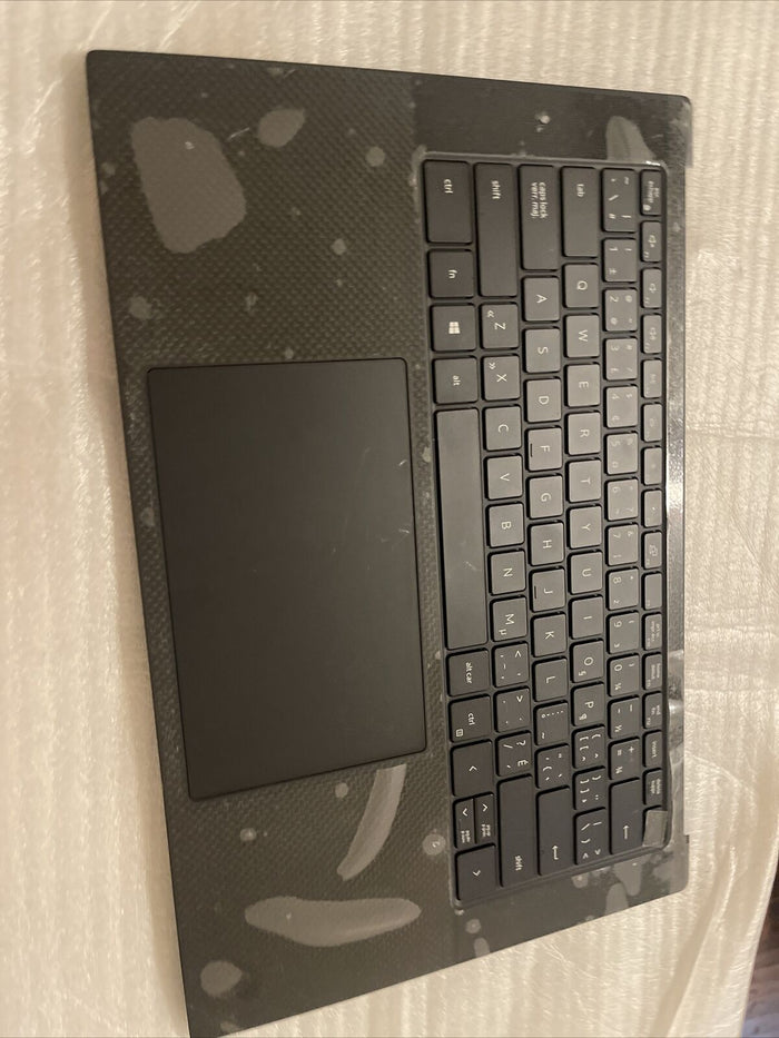 French Dell OEM XPS 9500 Touchpad Palmrest french Keyboard  6JV4G 06JV4G 18 P3