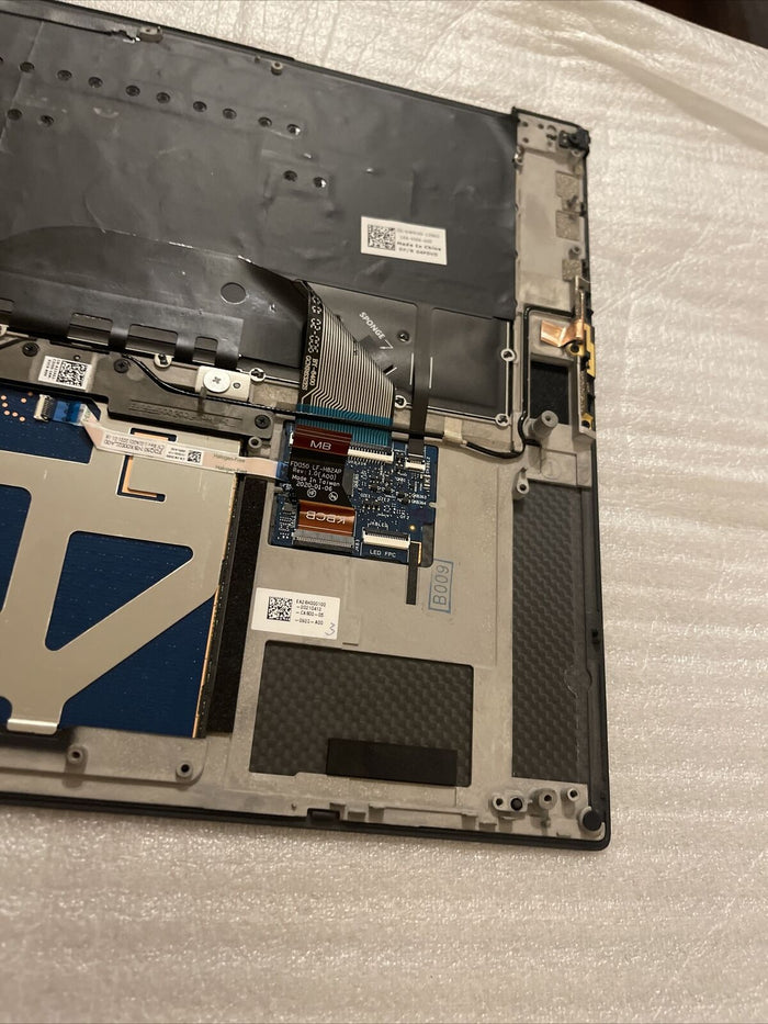 French Dell OEM XPS 9500 Touchpad Palmrest french Keyboard  6JV4G 06JV4G 18 P3