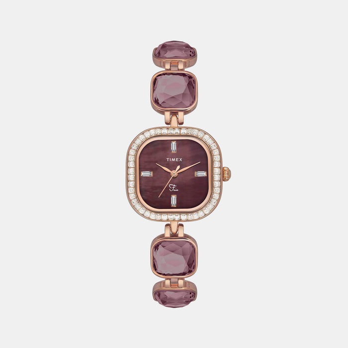 Timex Square Mother Of Pearl Analog watch