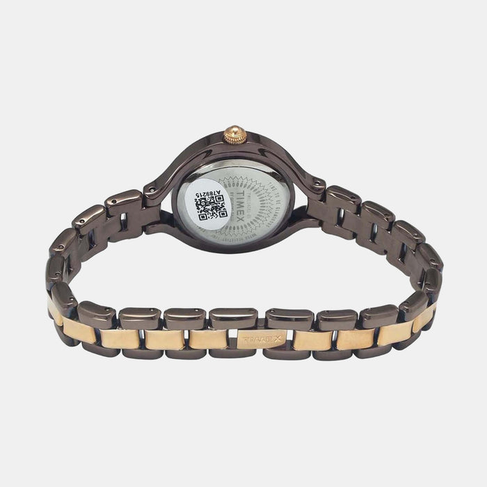 Timex Brass Round watch