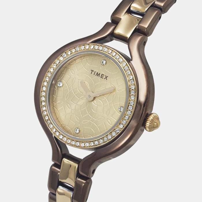 Timex Stainless Steel Rose Gold watch