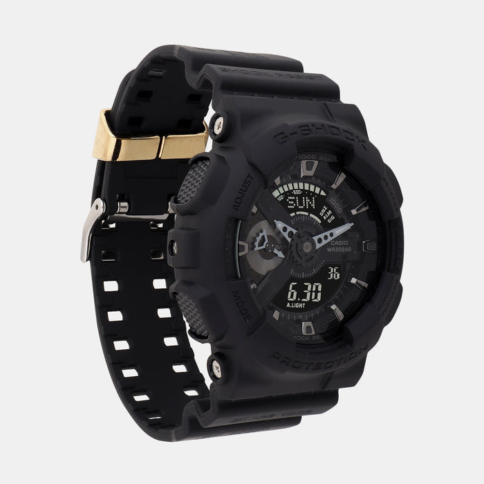 Casio Men Round Black watch