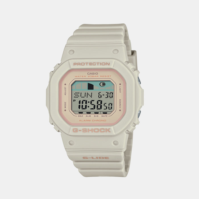 Casio Rectangular Rose Gold Digital watch