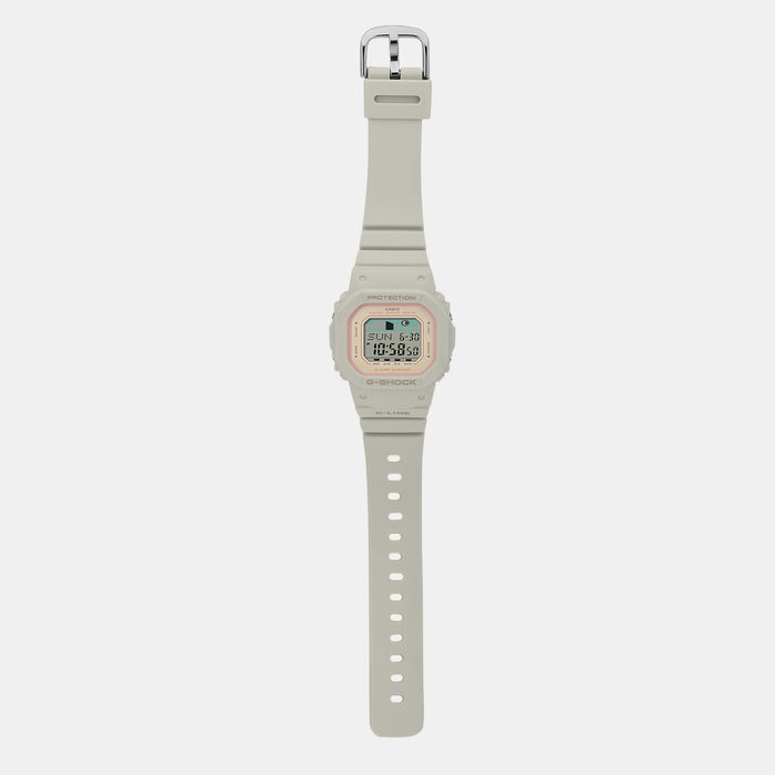 G-Shock Women Quartz Rose Gold Dial Digital Resin Watch G1399