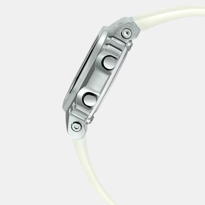 G-Shock Women Quartz Silver Dial Digital Resin Watch G1104