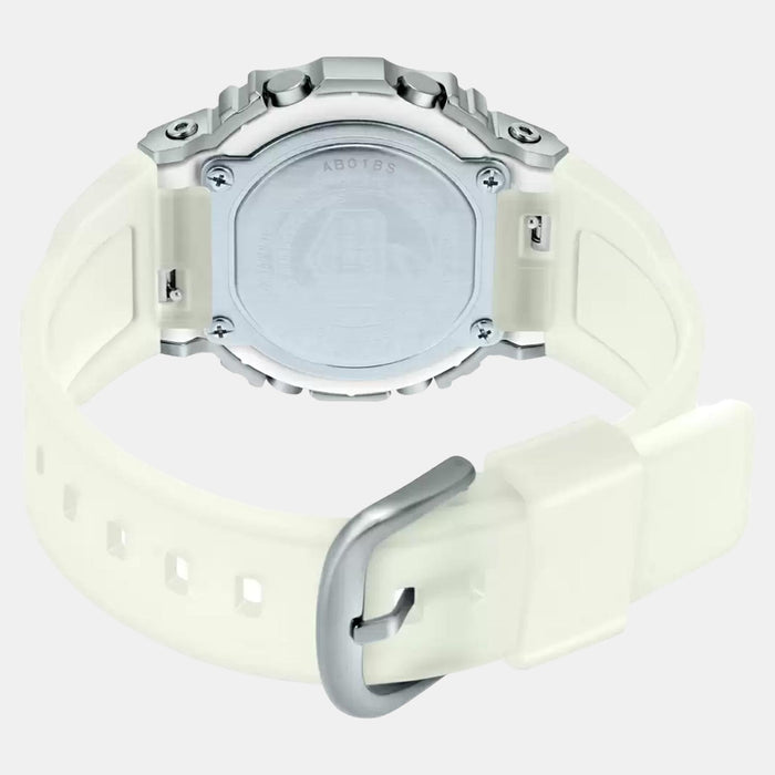 G-Shock Women Quartz Silver Dial Digital Resin Watch G1104
