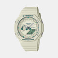 Casio Octagon White Analog-Digital watch