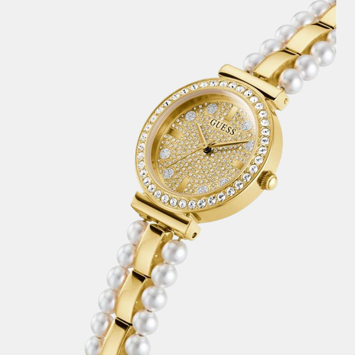 Gala  Women Quartz Beige Dial Analog Stainless Steel Watch GW0531L2
